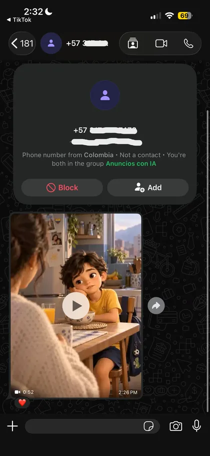 Testimonio de alumno en el grupo de WhatsApp 8